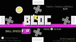 BLOC Title Screen