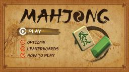 Mahjong Title Screen