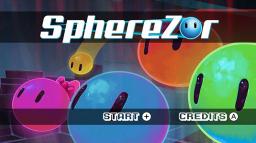 SphereZor Title Screen