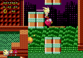 Sonic Classic Heroes: Sonic the Hedgehog 2 Chaotix Style 3 player Netplay  60fps 
