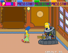 Play Arcade The Simpsons (2 Players World, set 1) Online in your browser 