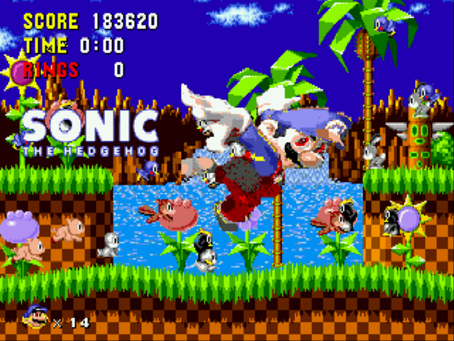 Game: Mario in Sonic 1 (Somari) sega - Play Free Online