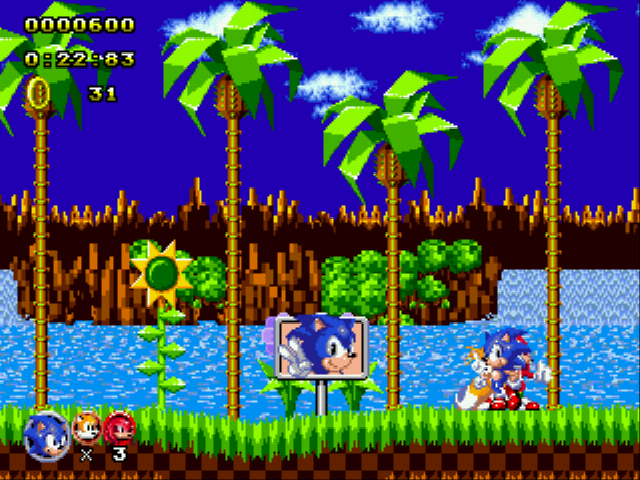 Play Genesis Sonic Classic Heroes (v0.07b5) Online in your browser