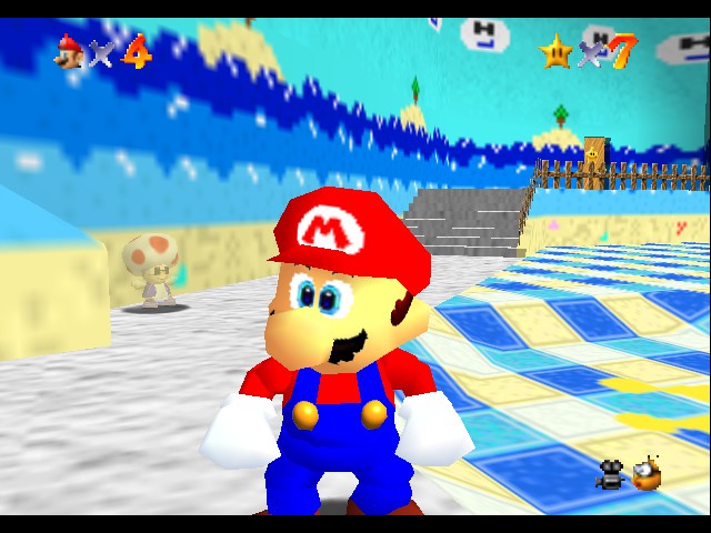 Super Mario Sunshine 64 (Nintendo 64) Screenshots.