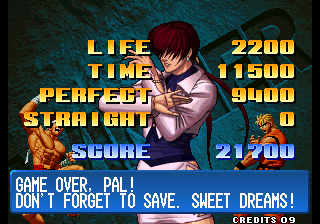 Play Arcade The King of Fighters '98 - The Slugfest / King of Fighters '98  - dream match never ends (Korean board 2) Online in your browser 