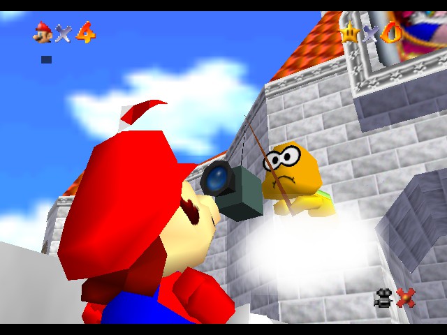 Super Mario 64 - Cut-Scene  - Hey, hey, where