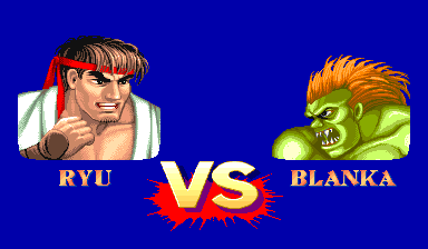 RYU vs BLANKA Street Fighter II #streetfight #streetfighter2 #retrog