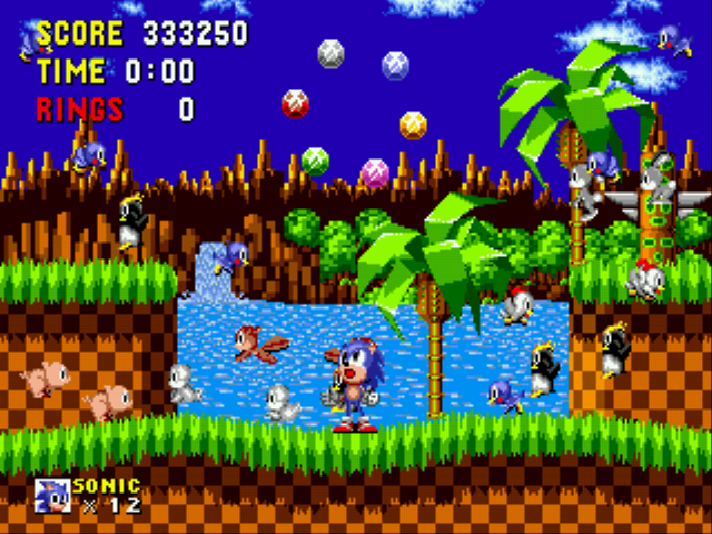 Play Genesis Sonic 1 - CC Remake Online in your browser 