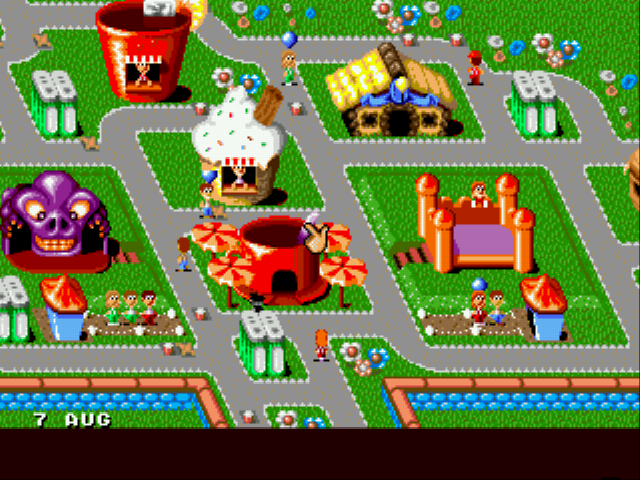 Игра парк сега. Theme Park Sega. Theme Park сега. Игра на сеге парк аттракционов. Theme Park Sega Mega Drive.